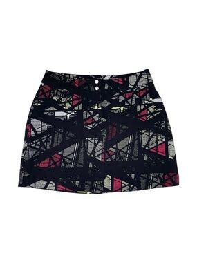Slazenger Women's Abstract Print Golf Skort Size 4 Athletic Skirt with Shorts